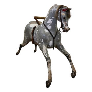 Early 19th Century Wooden Horse, 1860a For Sale