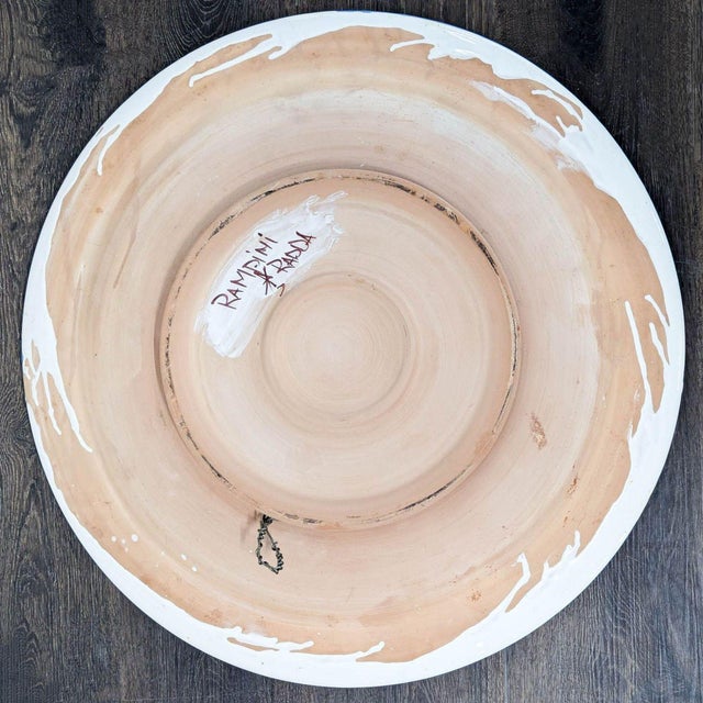 Traditional Rampini Radda Ceramics Large Serving Platter For Sale - Image 3 of 6