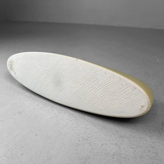 Japanese Minimalist Ceramic Ikebana Vase, 1950s For Sale - Image 13 of 14