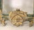 Green Vintage Rococo Style Gold-Plated Forest Green Framed Wall Mirror. For Sale - Image 8 of 11