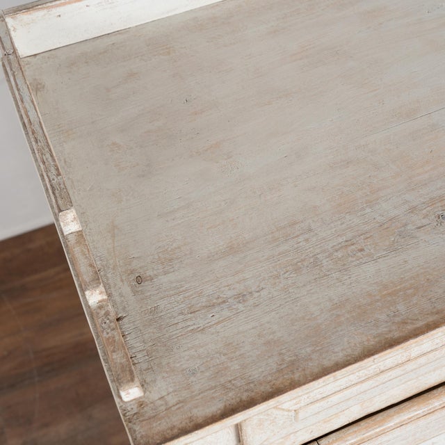 19th Century Swedish Gray Painted Pine Sideboard For Sale - Image 9 of 14