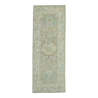 Turkish Oushak Rug 2'3"x 6' #19267 For Sale