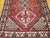 Red Vintage Shiraz Tribal Area Rug, Hand-Knotted Wool, Geometric Pattern, Red & Ivory, 5x10 For Sale - Image 8 of 13