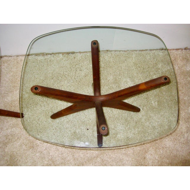 Wood 1960s Adrian Pearsall Model L1618-Et Craft Associates Jacks End Tables - A Pair For Sale - Image 7 of 11