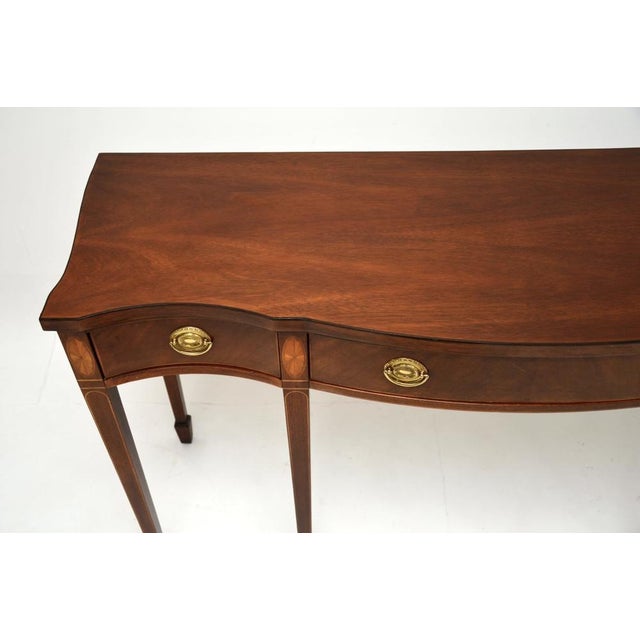 Wood Antique Georgian Console Table, 1950 For Sale - Image 7 of 11