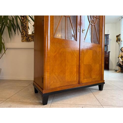 Art Nouveau Display Bookcase, 1920s For Sale - Image 11 of 15