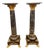 French Marble Pedestal Stands, Set of 2 For Sale