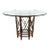 McGuire Organic Modern Bamboo Glass Top Dining Table For Sale