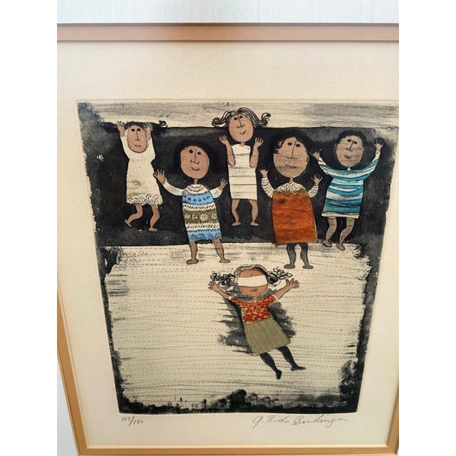 Black 1960s Graciela Rodo Boulanger Signed Color Lithograph 125/150 For Sale - Image 8 of 8