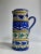 Vintage Toledo Bright Hand Painted Folk Art Pottery Pitcher For Sale - Image 4 of 13