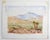 Rustic Vintage Desert Mountain Landscape Watercolor Painting For Sale - Image 3 of 3