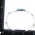 6 7/8" c1940's Navajo stamped repousse silver cuff bracelet with turquoise For Sale - Image 9 of 11