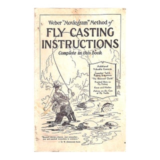 1930s Weber "Moviegram" Method of Fly Casting Instructions For Sale