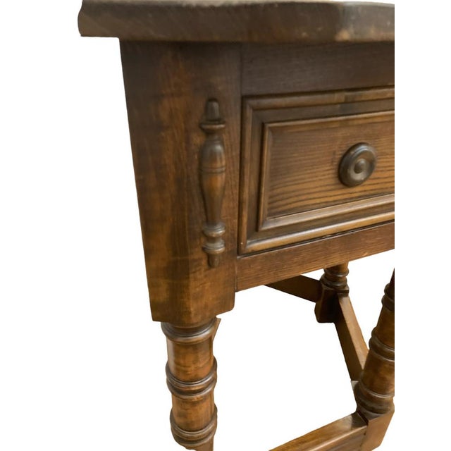 Gothic Style Oak Hall Table For Sale - Image 3 of 15