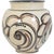 Herman Kæhler white ceramice vase. The vase is from the 1920s, and appears with a few mindre chips in the glaze. Height:...