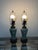 Chinese Mid 20th Century Chinese Jade Glazed Porcelain Table Lamps, Pair For Sale - Image 3 of 10
