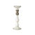 Add timeless charm to your home with our Rustic Ivory Candle Holder Set with Wood Accent. This collection of three candle...