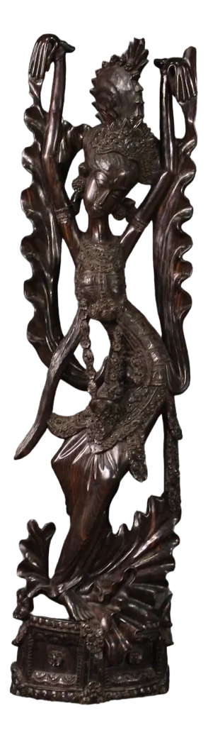 Indonesian Artist, Dancer Figure, 1960, Wood