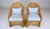1970s Coastal Braided Wicker Rattan Chairs After Michael Taylor Blue & White Stripes Upholstery For Sale - Image 5 of 13