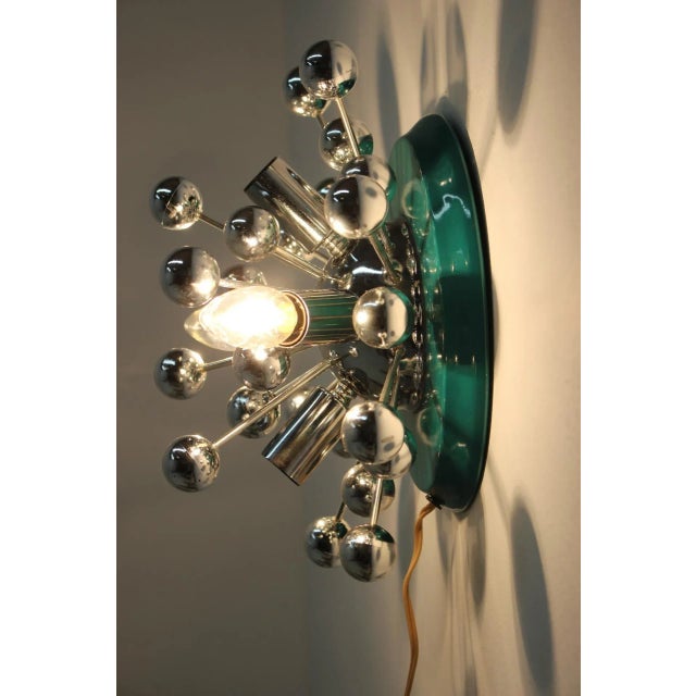 Space Age Sputnik Wall or Table Lamps, 1970s, Set of 3 For Sale - Image 4 of 7