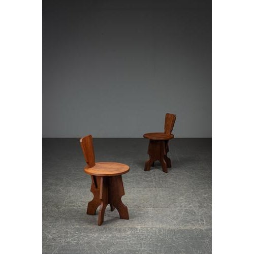 Sculptural Stools, 1960s, Set of 2 For Sale - Image 14 of 14