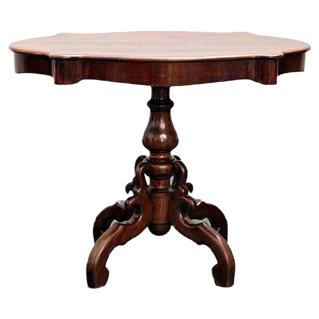 Carlo X Cherry Wood Table, 1850s For Sale