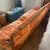 French Provincial Vintage French Provincial Sofa in Rich Copper Crushed Velvet With Carved Wood Details and Cabriole Legs. Elegant, Warm, and Timeless. For Sale - Image 3 of 12