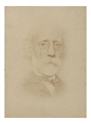 Portrait of Painter Carlo Ferrari - Original Original Photograph - 1870 1870