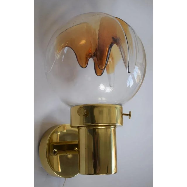 Vintage Murano Glass Wall Light For Sale - Image 3 of 6