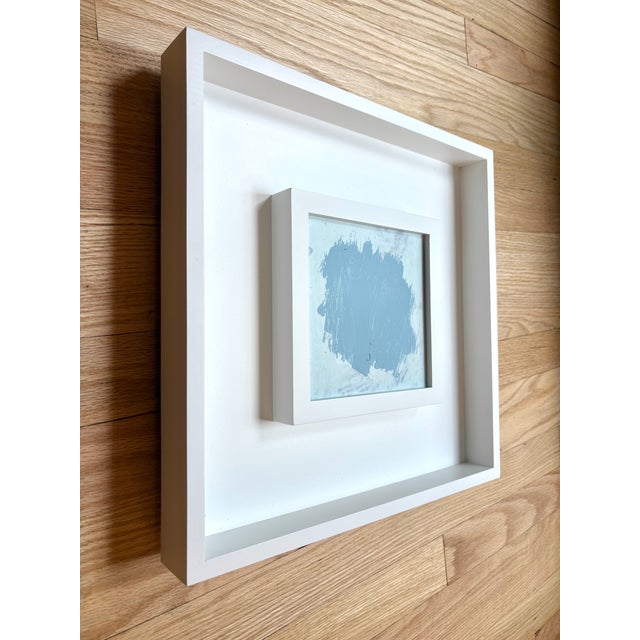 Abstract Sarah Trundle, Contemporary Abstract Framed Painting, "Softly" For Sale - Image 3 of 3