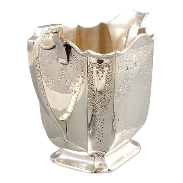 Silver Victorian Sterling Silver Tea Service from Atkin Brothers, Sheffield, 1892, Set of 4 For Sale - Image 8 of 18