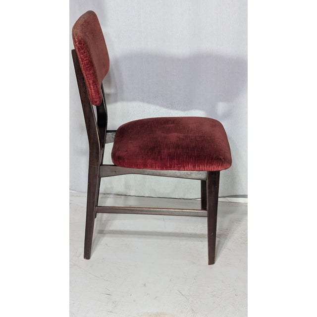 Chairs attributed to Vittorio Dassi, 1950s, Set of 6 For Sale - Image 6 of 9