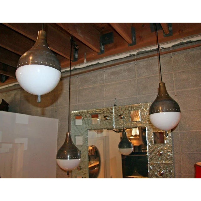 Brass Ma+39's Custom Pendant, Italy, 20th Century For Sale - Image 8 of 9