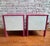 Pair Vintage Faux Bamboo Pink Nightstands For Sale - Image 6 of 8