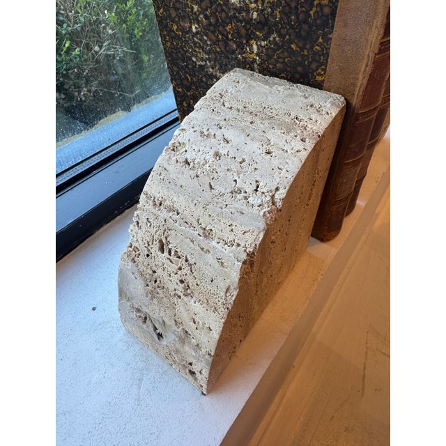 Pair of Vintage Travertine Bookends For Sale - Image 18 of 18