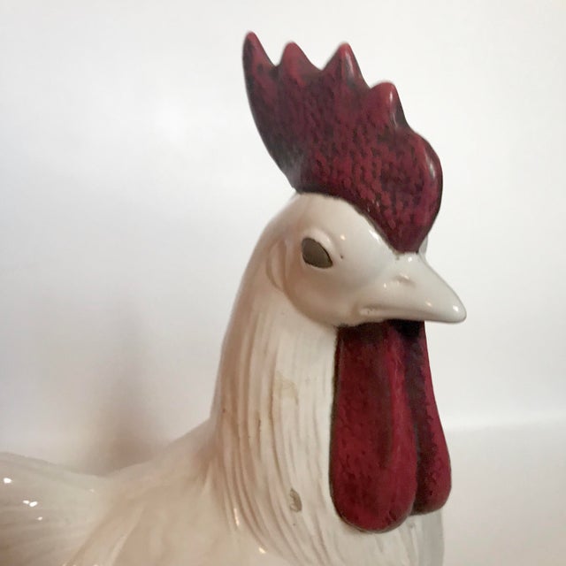 1935-1955 Ugo Zaccagnini Modernist Rooster Figure, Signed For Sale In New York - Image 6 of 11