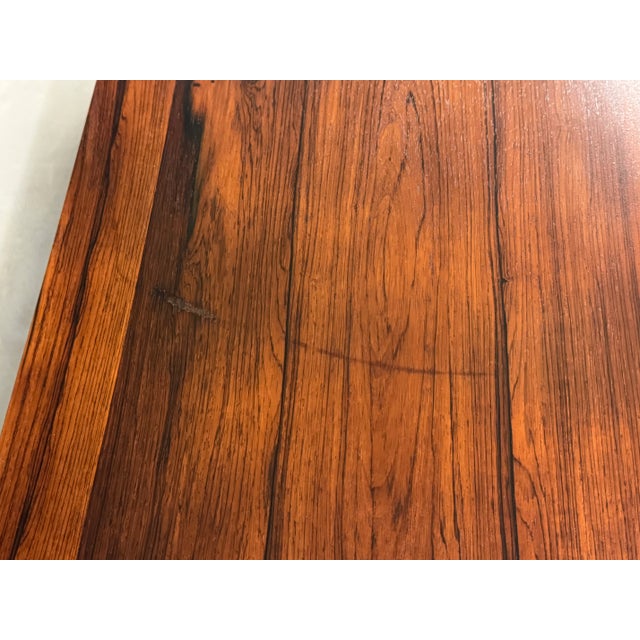 Wood 1960s Refinished Modern Rosewood and Chrome Dresser For Sale - Image 7 of 10