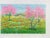 Franco Azzinari, Spring Landscape, Lithograph, 1980s For Sale