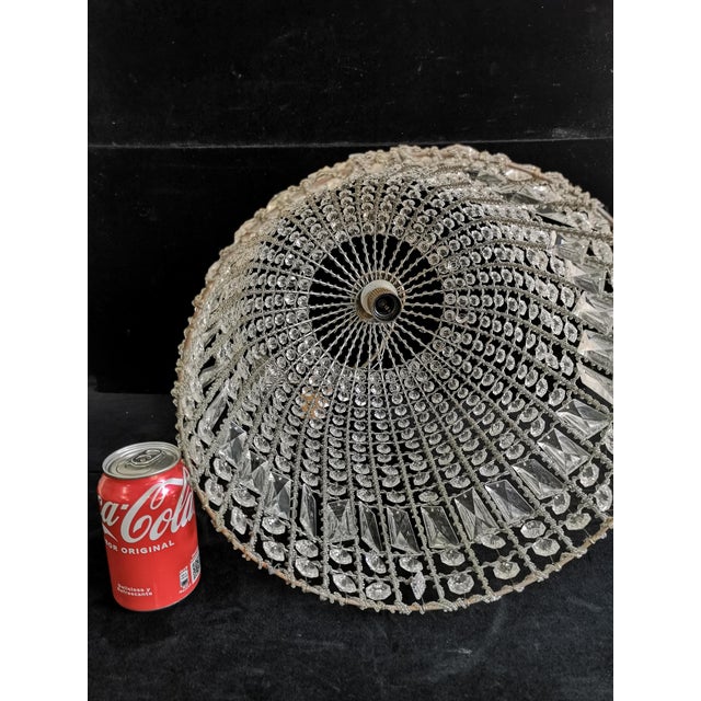 Vintage Glass Pendant Light, 1950s For Sale - Image 13 of 15