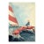 Solo Race in a Catamaran - Adventure Illustration in Watercolor and Ink on Paper by Edward T. Liljenwall For Sale