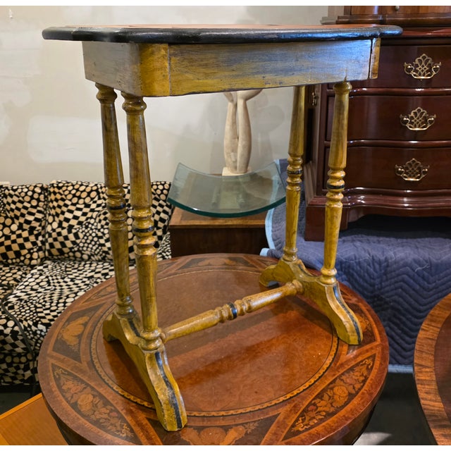 Antique Early 19th Century English Country Style Single-Drawer Chess or Games Table For Sale - Image 9 of 14