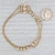 0.27ctw Diamond Slide Charm Bracelet Bead Slides 14k Yellow Gold 7" Starter For Sale - Image 4 of 5