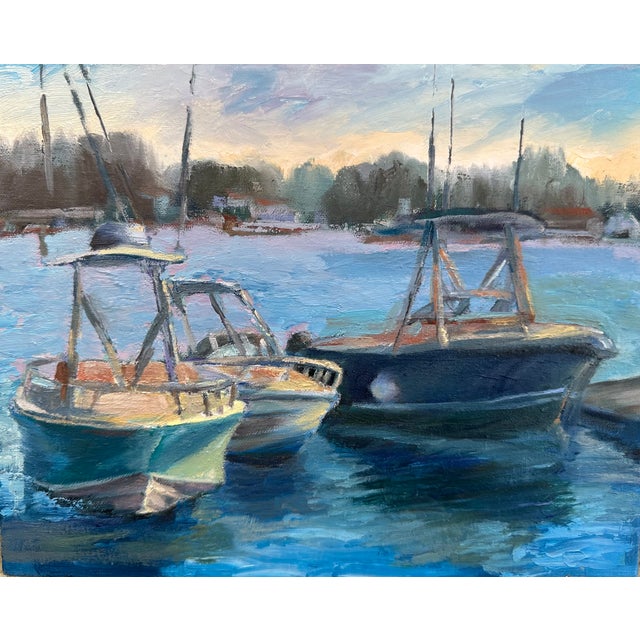 Balboa Trio, Original Oil Painting by Grace Diehl For Sale