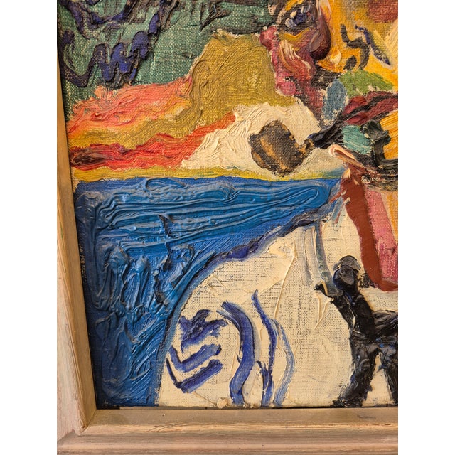 1930s Portrait Painting of a Sailer by David Burliuk For Sale - Image 5 of 7