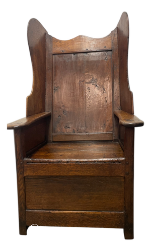 English Lambing Chair in Oak, 1780s