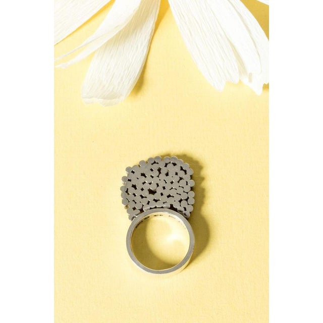 1960s Mid-Century Silver Ring from Cecilia Johansson, 1964 For Sale - Image 5 of 8