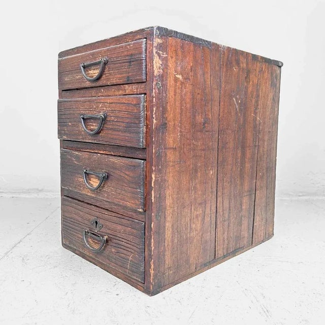 Antique Meiji Haribako Tansu Cabinet, Japan, 1890s For Sale - Image 4 of 11