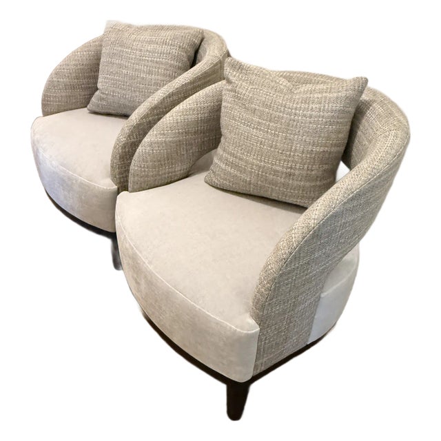Pair Adriana Hoyos Bolero 300 Armchairs For Sale