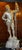 Large Antique Silver on Bronze Conquistador Figural Table Lamp For Sale In Los Angeles - Image 6 of 7