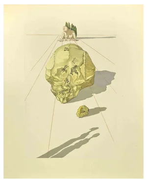 Salvador Dalí, The Traitors, Woodcut, 1963